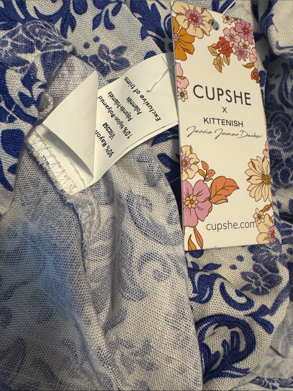 Cupshe Summer Serenade Ornate Maxi Dress - Picture 6 of 6